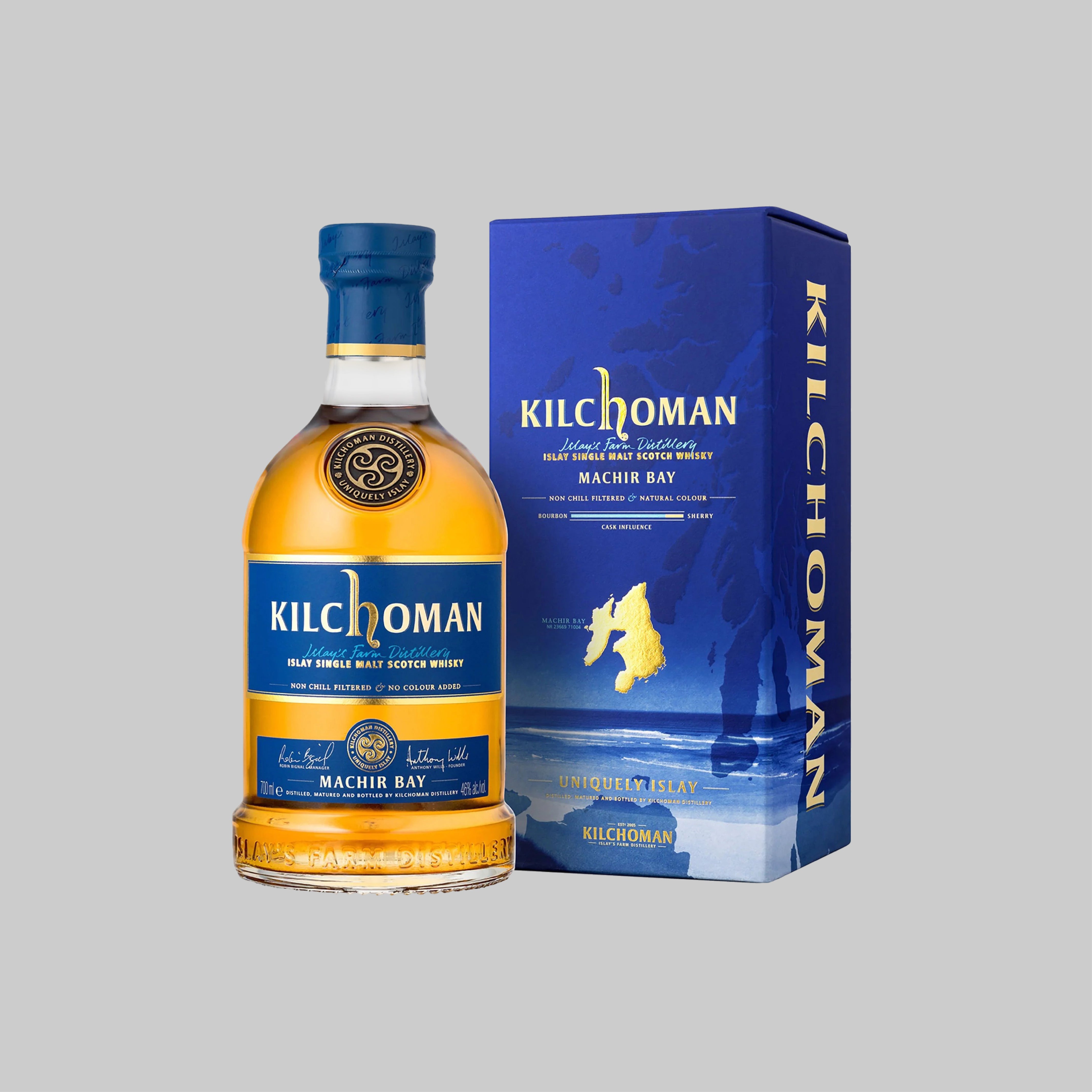 Kilchoman Machir Bay Islay Single Malt Scotch Whisky 700ml 46.0% | TIME2DRINK